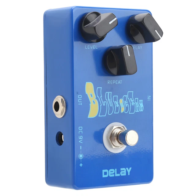 Delay Effect Pedal True Bypass Sound Processor Electric Guitar Single Block YUW