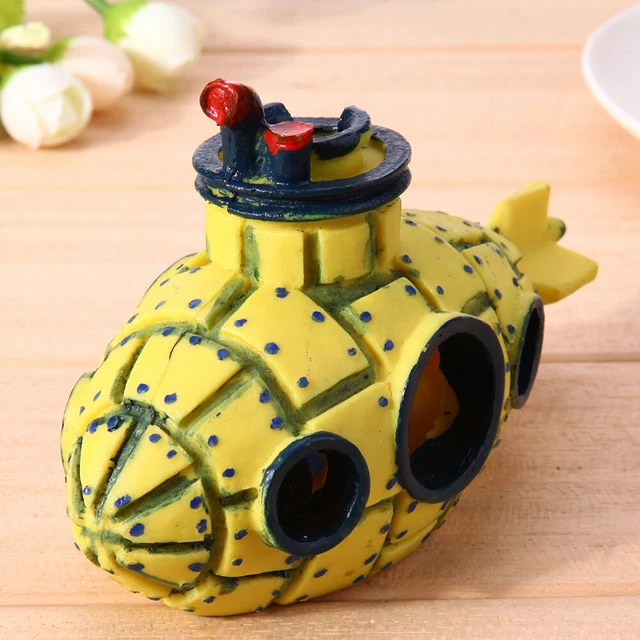 Aquarium Submarine Simulation Wreck Ornament Fish Tank Decoration