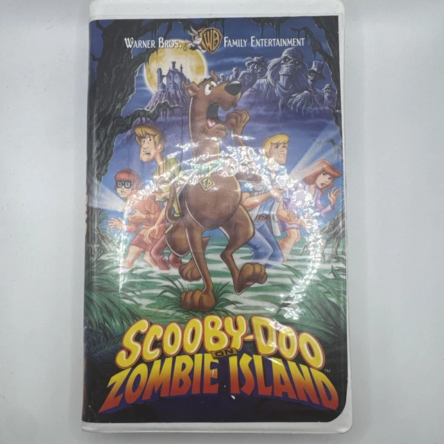 Clamp Shell Box SCOOBY-DOO ON ZOMBIE Island VHS 1998 Clamshell Case White Plastic £8.61 ...