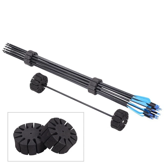 Compound Bow Quiver Accessory EVA Split Arrow Frame Holder for 12 Arrows