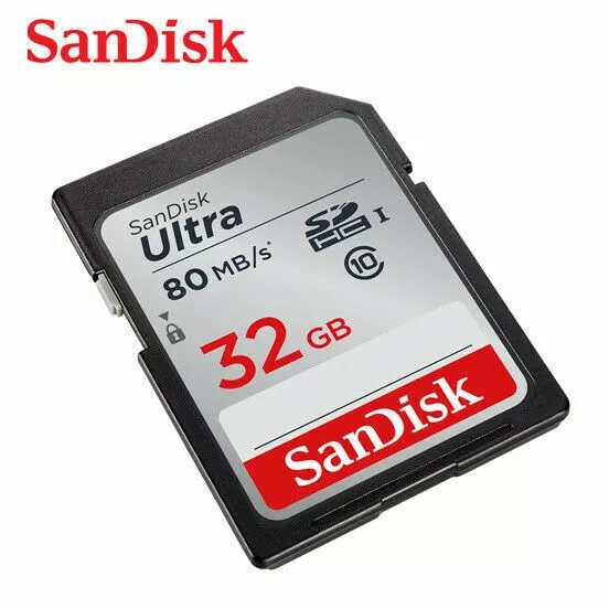 SanDisk 32GB Ultra Klasse 10 UHS-I SD 80mb/S SDHC SDXC Speicher karte