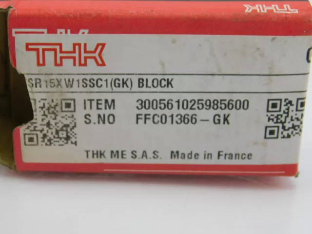 THK SSR 15XW1SSC1 ( Gk ) Bloc FFC01366-GK 2