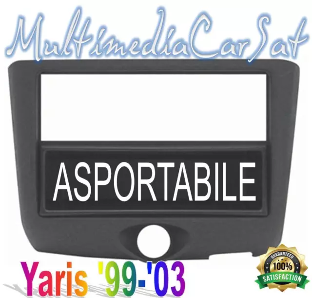 Mascherina Autoradio Doppio DIN Toyota Yaris Prima Serie dal 99-03 3396