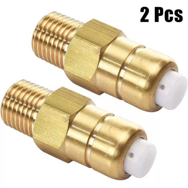 2pcs Tool Daily Thermal Release-Valve For Pressure Washer Pump, 1/4 Inch NPT