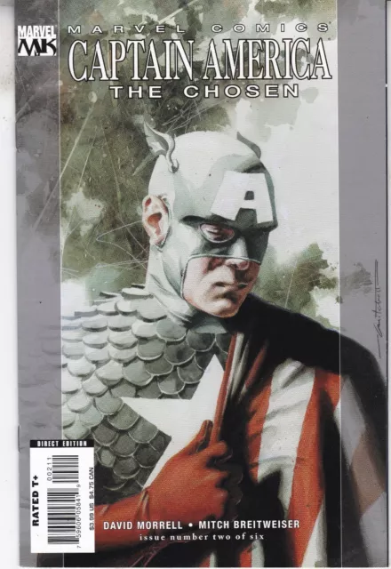 Marvel Comics Knights Captain America Chosen #2 Nov 2007 Same Day Dispatch