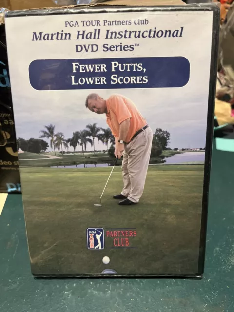 PGA Tour Partners Club Martin Hall  DVD Series Fewer Putts, Lower Scores