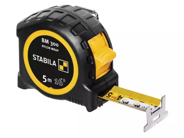 Stabila Bm 300 Robuste Poche Bande 5m/4.9m (Largeur 27mm)