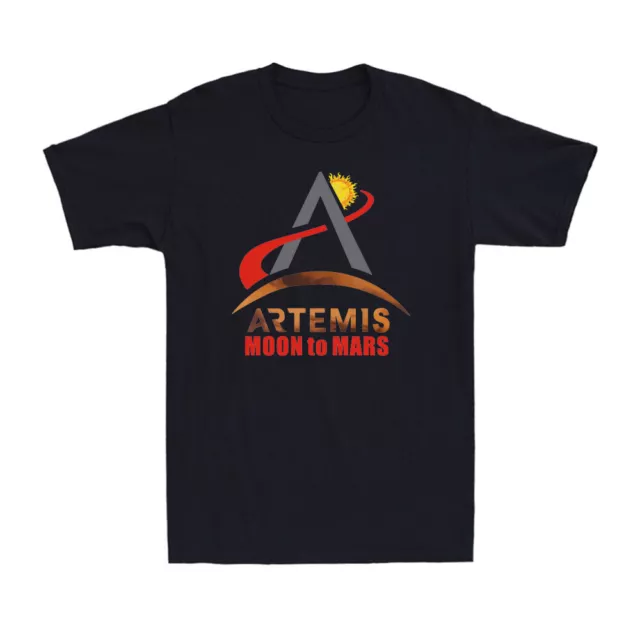 NASA Artemis 1 Moon To Mars NASA Space exploration Mission Retro Men's T-Shirt