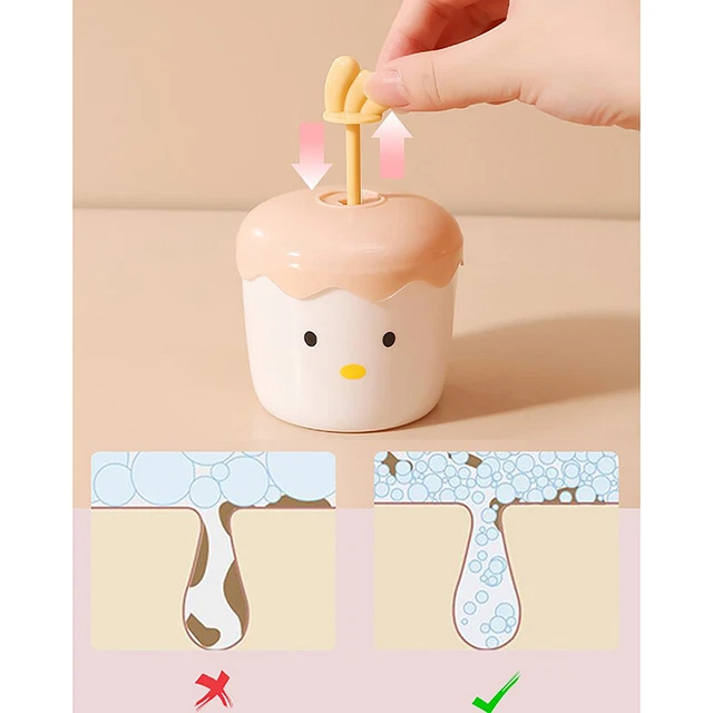 1 pieza Fabricante de espuma portátil Fabricante de tazas Espuma manual Cuidado de la piel Limpieza facial también ~~