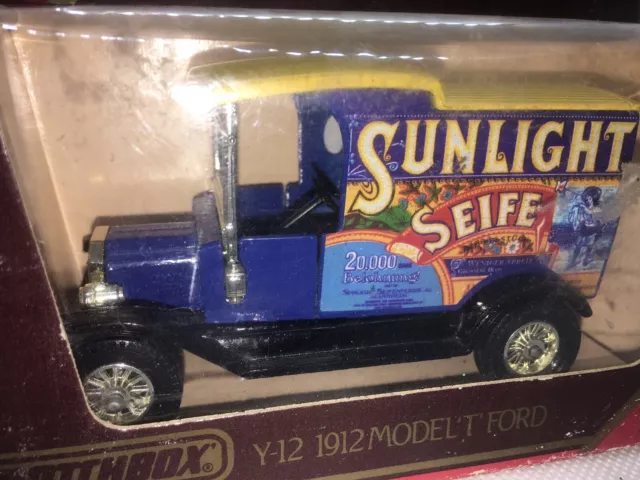 matchbox models of yesteryear Unusual Y12 Ford Model T Code 3 Sunlight Seife