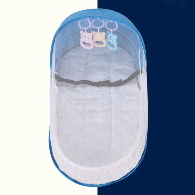 Newborn Bed Portable Exquisite Edging Simulated Uterus Folding Mummy Bag Fabric