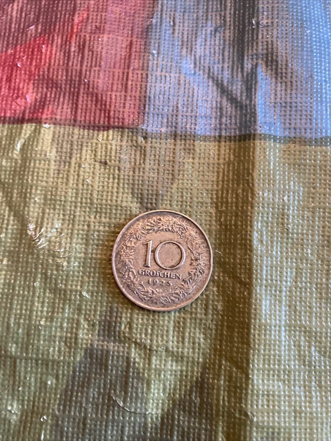 1925 Austria 10 Groschen Coin