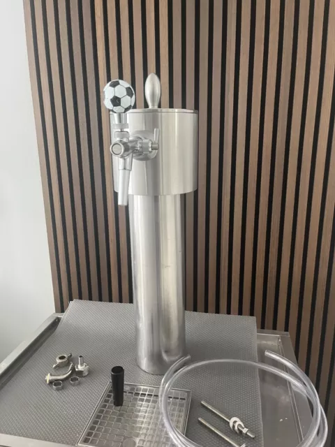 Zapfanlage Designer Bierzapfsäule EDELSTAHL V2a VIP  Brauerei 1A