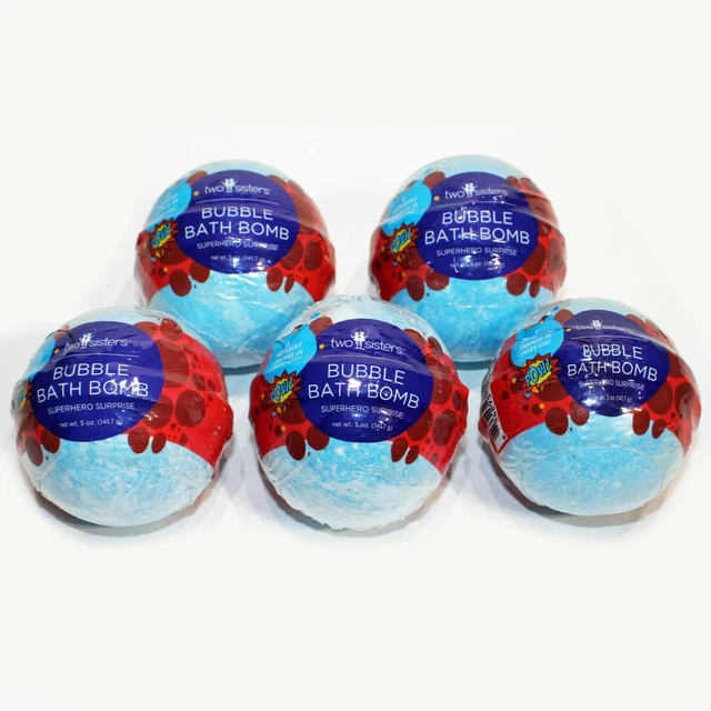 Bombas de burbujas de spa X5 bombas de baño de superhéroes azules