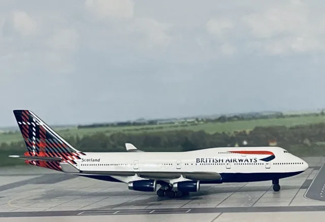 Boeing 747-400 British Airways »Scotland« Herpa Wings 1:500