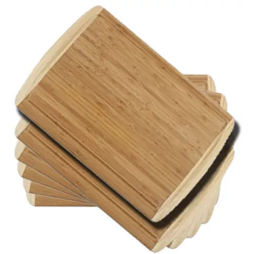 Core Bamboo Large Serving Presentation Board Tray Platter 6 Pack CBPY476x6