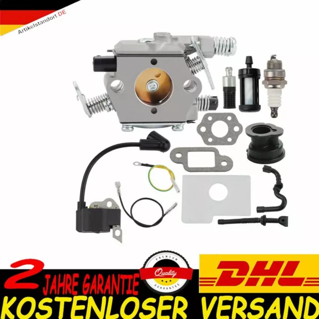 Vergaser Kit für Stihl Motorsäge 017 018 MS170 MS180 2 Einstellschrauben