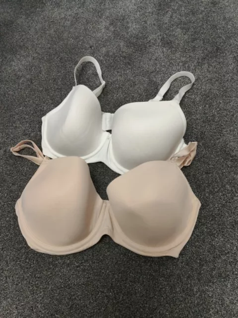George White Bra Size 36C Chest 36 Cup C Underwire 2 Hook Clasp