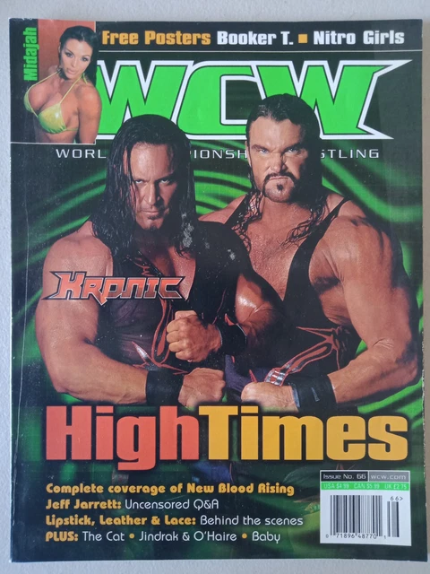 WCW  Magazine Issue No. 66 (2000)  Pro Wrestling Booker T Nitro Girls Poster