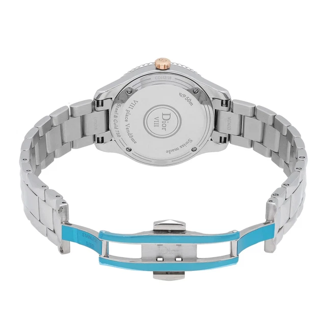 Christian Dior VIII Montaigne Steel Diamond MOP Dial Ladies CD1521I0M001 6