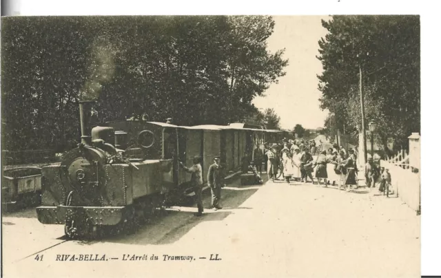 Riva - Bella . L' Arrêt du Tramway .