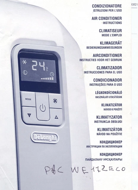 climatiseur délongi PAC WE 12E CO