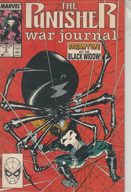 The Punisher War Journal #9 (Oct 1989, Marvel) Vol #1 NM