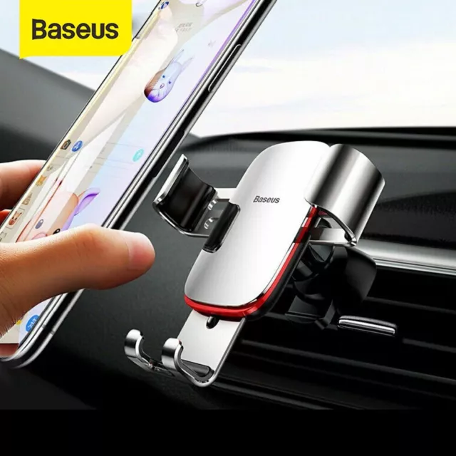 BASEUS HANDY AUTO Halterung Metall KFZ Automatik Clamp Halter Für Iphone  Samsung EUR 12,99 - PicClick DE