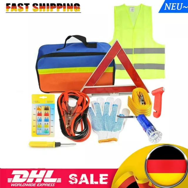 autogadget® Erste-Hilfe-Set 6 in 1 - Auto Erste Hilfe Set 2024