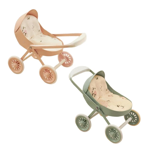 Poussette de poupée Noyer meuble de collection Trianon 1/12, Divers