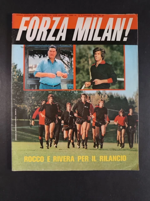 Photo / Pin's? FORZA MILAN N°7 Gianni Rivera 1970 - Article Collector Pour Fan!