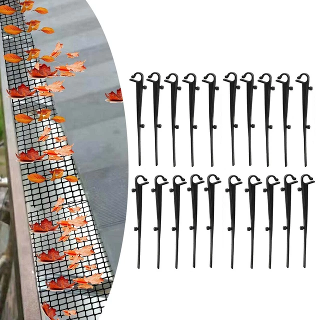 EASY AND PRACTICAL Gutter Cleaning with Universal Gutter Brush Clips