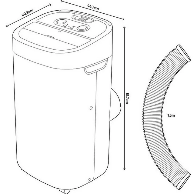 GOODHOME TAKOMA 12000BTU portable air conditioning unit Air conditioner