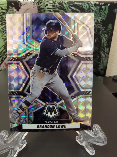 2022 Panini Mosaic Brandon Lowe Prizm Base Parallel Tampa Bay Rays
