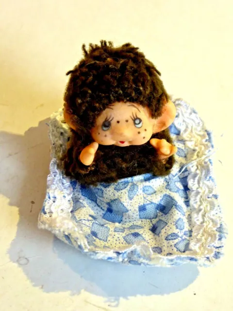 Monchichi  Monchhichi Monschischi Original mit Schlafsack Zierkissen **Rarität*