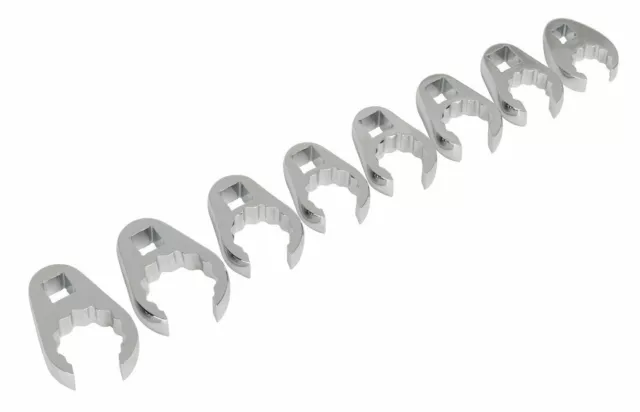 Sealey AK5981 Crow's Foot Spanner Set 8pc 1/2"Sq Drive Metric