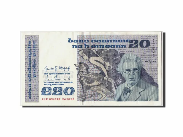 [#306922] Banknote, Ireland - Republic, 20 Pounds, 1985, 1985-08-26, AU(50-53)