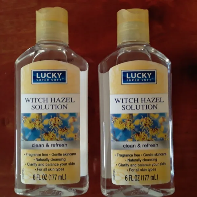 Witch Hazel Solution Set of 2 ea. 6 oz. Bottles