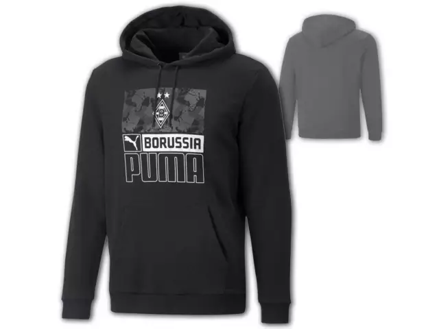 Borussia Mönchengladbach Kinder Hoody Puma BMG Kapuzensweatshirt 128 140 152 164