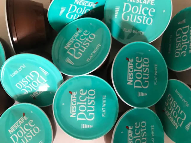 Nescafe Dolce Gusto Flat White Coffee Pods 20,40,60,80,100