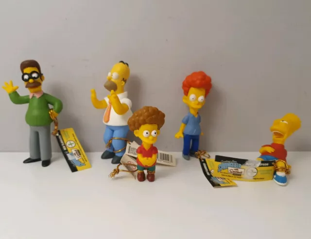 The Simpsons Toy Figures Limited Edition Evergreen Terrace Series 1 with Tags