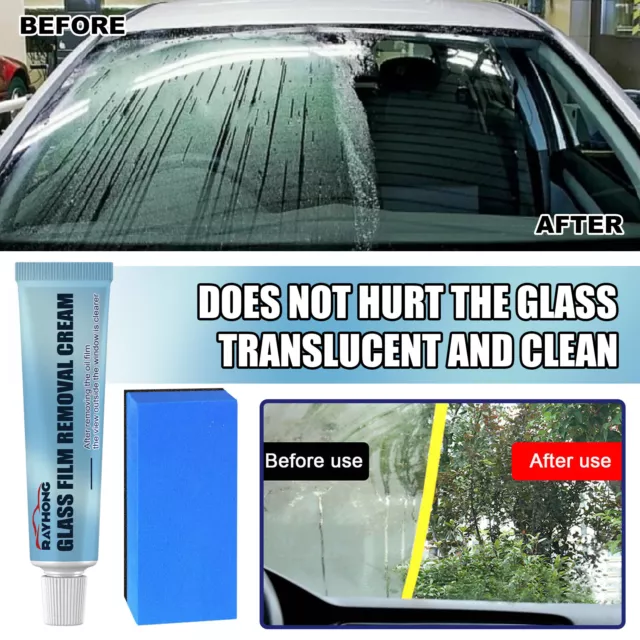 Car Glass Oil Film Cleaner Removal Cream Paste Windshield Water Spot Remover