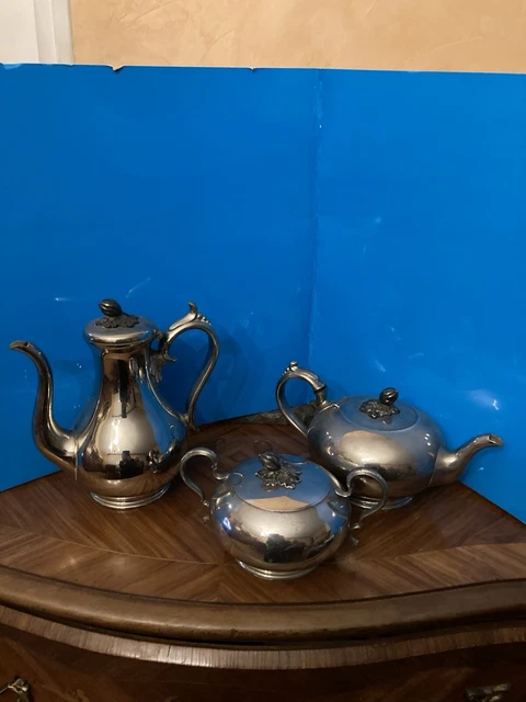 ANCIEN SERVICE A thé café WMF art nouveau en métal argenté Jugendstil ANCIEN SERVICE A thé café WMF art nouveau en métal argenté Jugendstil