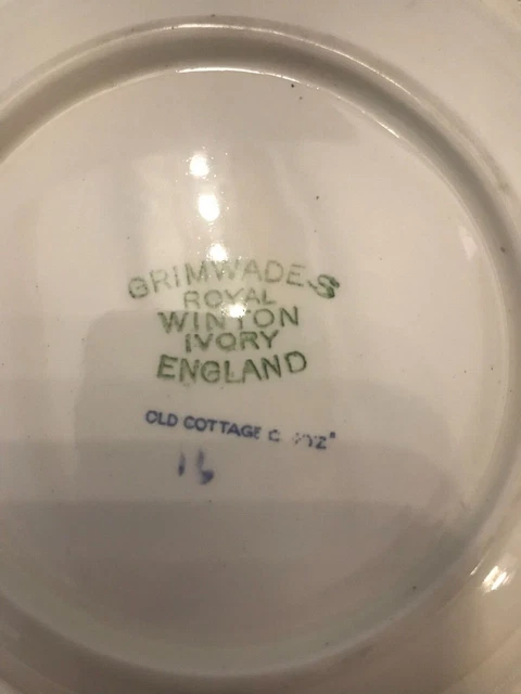 Royal Winton Grimwades Old Cottage Chintz, Serving Bowl W/Handles, 7 1/4 inch 3