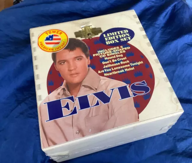 ELVIS PRESLEY Elvis 5CD shaped picture disc singles box COLLECTABLES COL CD 0073