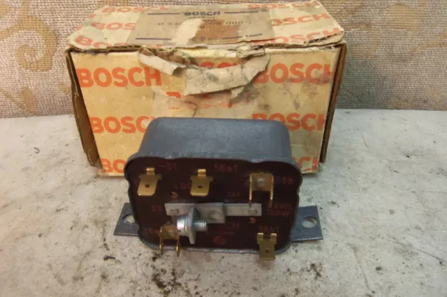NOS OEM BOSCH LIGHT RELAY 6V 150W Classic BMW Opel VW Porsche # 0-332-514-008