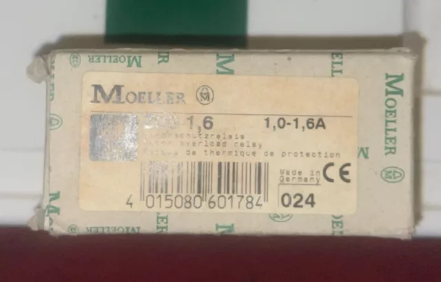 Moeller Z00-1,6-overload relay 1,0-1,6A