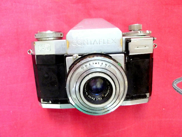 Appareil Photo Argentique Zeiss Ikon Contaflex – Reflex 35mm Vintage – Fabriqué En Allemagne