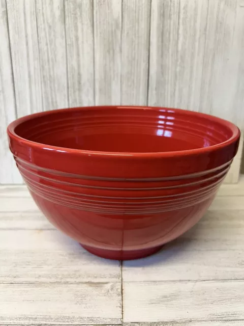 Fiestaware Scarlet Extra Large Mixing Bowl Original Fiesta Red 6qt