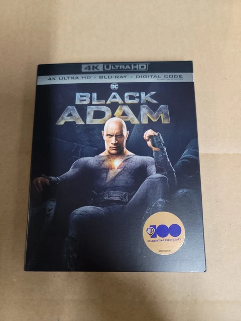 BLACK ADAM DC Dwayne johnson 4k ultra HD + Blu Ray + Digital w